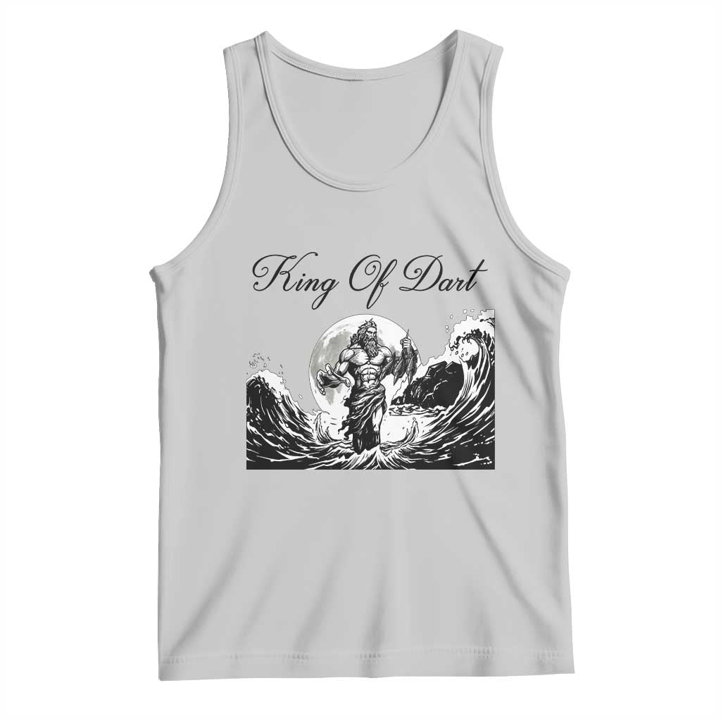 Greek Mythology Poseidon Dartist Tank Top King Of Dart Thrower TS12 Ash Print Your Wear