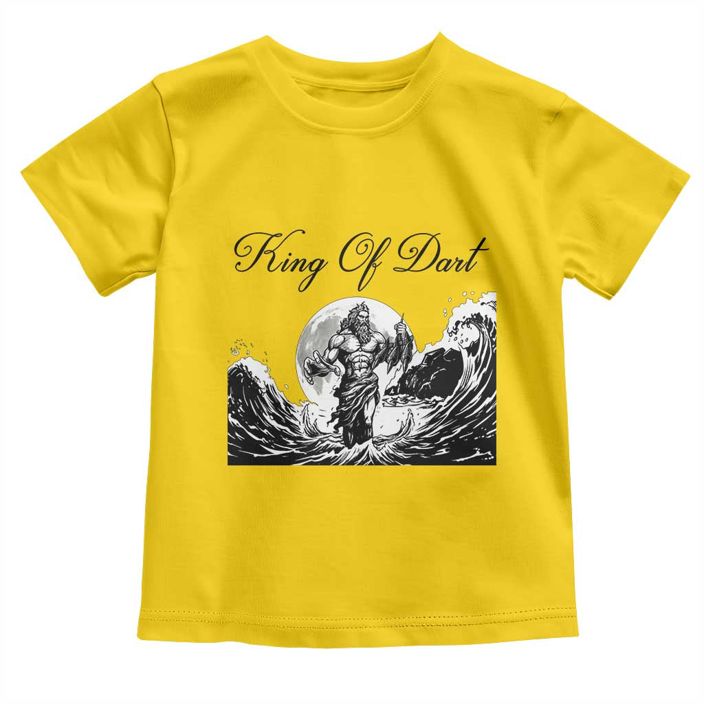 Greek Mythology Poseidon Dartist Toddler T Shirt King Of Dart Thrower TS12 Daisy Print Your Wear