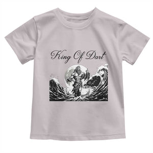 Greek Mythology Poseidon Dartist Toddler T Shirt King Of Dart Thrower TS12 Ice Gray Print Your Wear