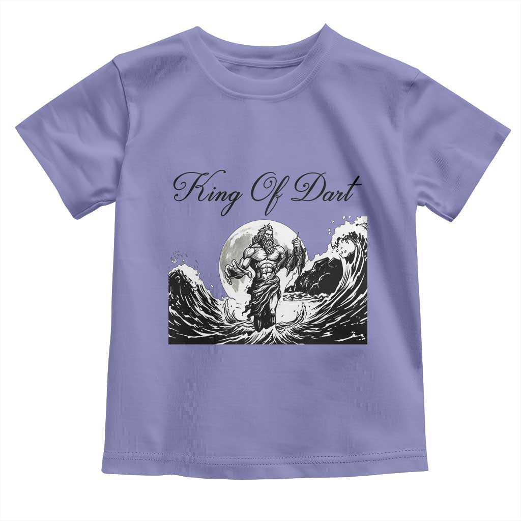 Greek Mythology Poseidon Dartist Toddler T Shirt King Of Dart Thrower TS12 Violet Print Your Wear