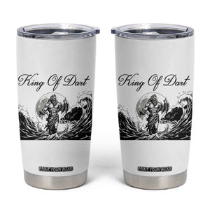 Greek Mythology Poseidon Dartist Tumbler Cup King Of Dart Thrower TS12 White Print Your Wear