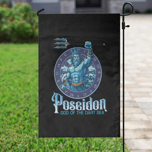 Ancient Greek Mythology Poseidon Dartist Garden Flag God Of The Dart Sea Trident TS12 Print Your Wear