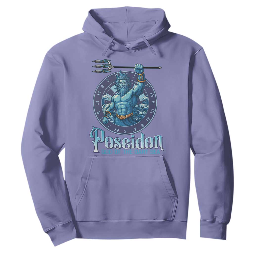 Ancient Greek Mythology Poseidon Dartist Hoodie God Of The Dart Sea Trident TS12 Violet Print Your Wear