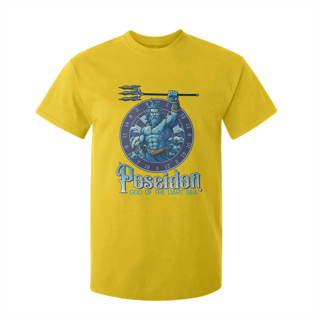 Ancient Greek Mythology Poseidon Dartist T Shirt For Kid God Of The Dart Sea Trident TS12 Daisy Print Your Wear