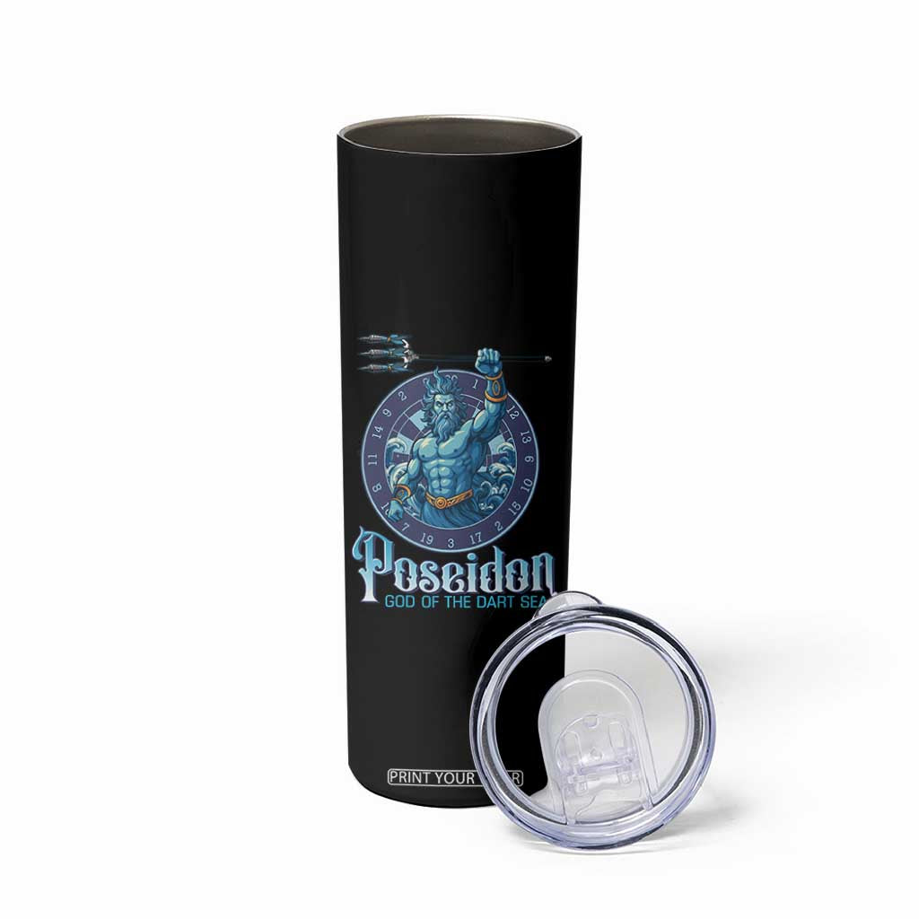 Ancient Greek Mythology Poseidon Dartist Skinny Tumbler God Of The Dart Sea Trident TS12 Print Your Wear