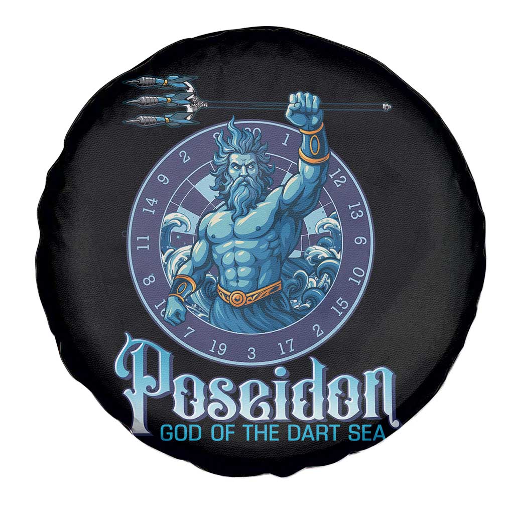 Ancient Greek Mythology Poseidon Dartist Spare Tire Cover God Of The Dart Sea Trident TS12 Print Your Wear