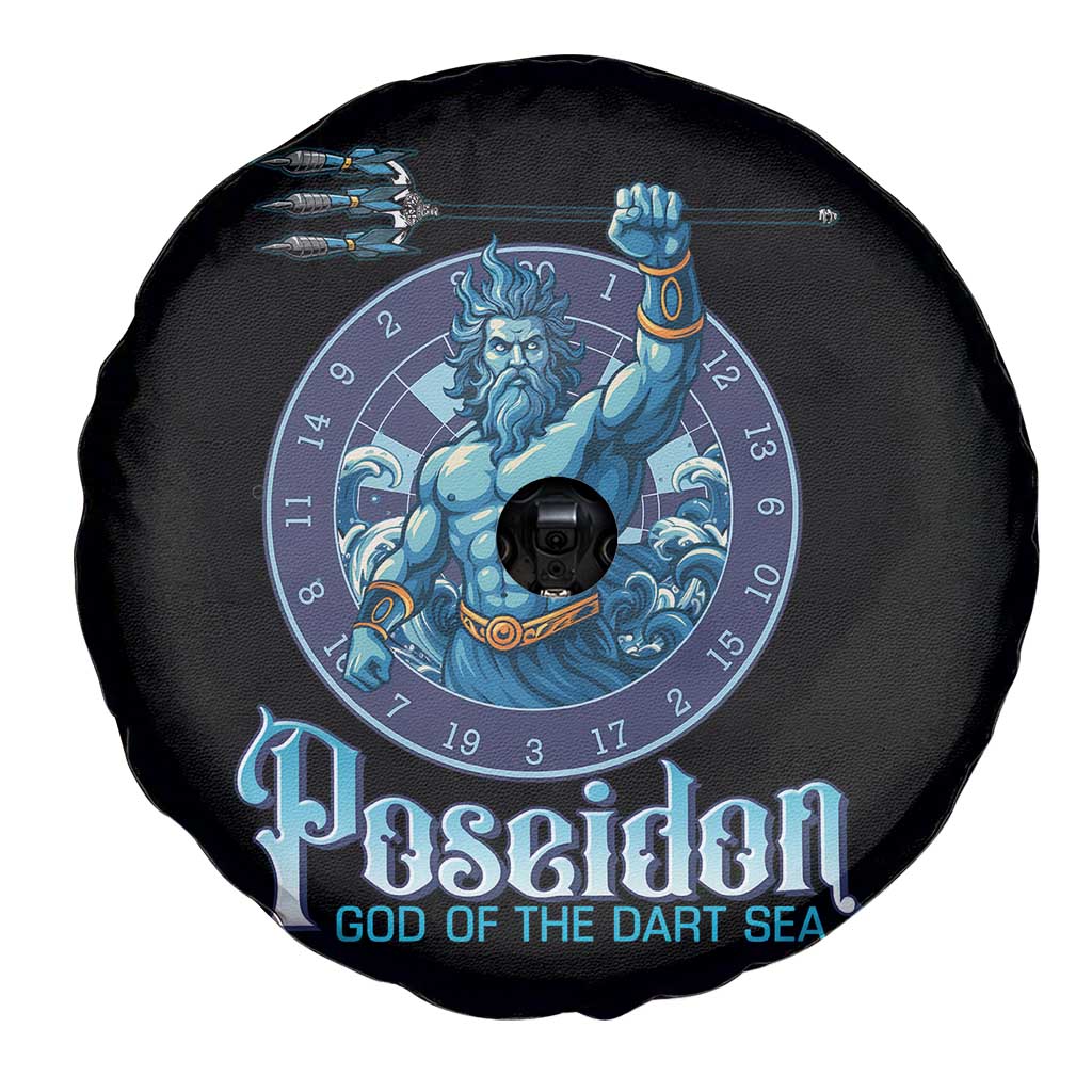 Ancient Greek Mythology Poseidon Dartist Spare Tire Cover God Of The Dart Sea Trident TS12 Print Your Wear