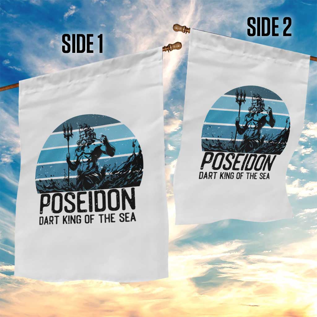 Ancient Greek Mythology Poseidon Dartist Garden Flag Dart King Of The Sea Trident TS12 Print Your Wear