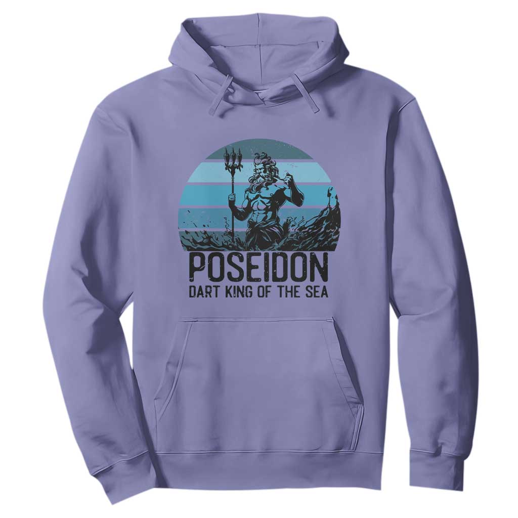 Ancient Greek Mythology Poseidon Dartist Hoodie Dart King Of The Sea Trident TS12 Violet Print Your Wear