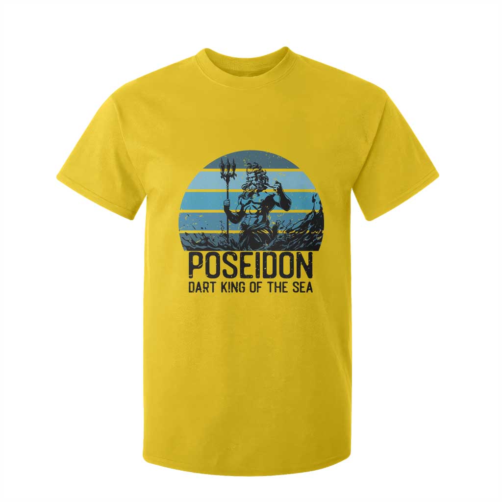 Ancient Greek Mythology Poseidon Dartist T Shirt For Kid Dart King Of The Sea Trident TS12 Daisy Print Your Wear