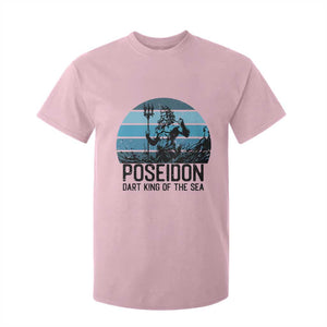 Ancient Greek Mythology Poseidon Dartist T Shirt For Kid Dart King Of The Sea Trident TS12 Light Pink Print Your Wear