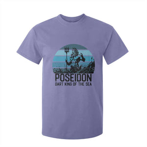 Ancient Greek Mythology Poseidon Dartist T Shirt For Kid Dart King Of The Sea Trident TS12 Violet Print Your Wear