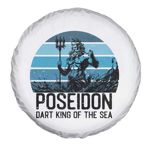 Ancient Greek Mythology Poseidon Dartist Spare Tire Cover Dart King Of The Sea Trident TS12 Print Your Wear