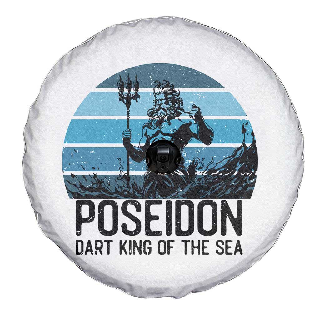 Ancient Greek Mythology Poseidon Dartist Spare Tire Cover Dart King Of The Sea Trident TS12 Print Your Wear