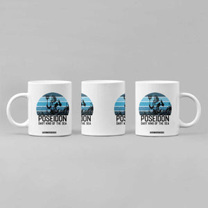 Ancient Greek Mythology Poseidon Dartist Coffee Mug Dart King Of The Sea Trident TS12 Print Your Wear
