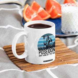 Ancient Greek Mythology Poseidon Dartist Coffee Mug Dart King Of The Sea Trident TS12 Print Your Wear