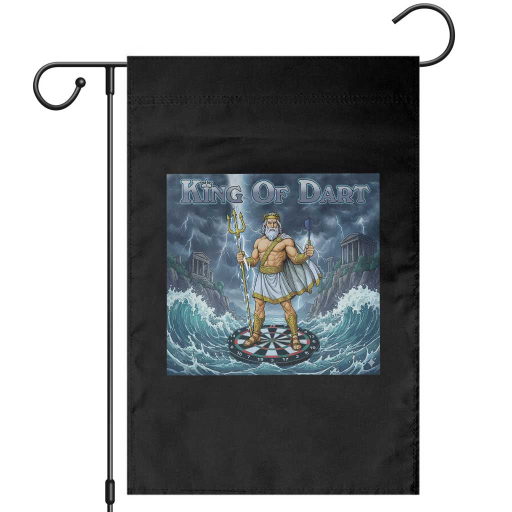 Greek Mythology Poseidon Dart Player Garden Flag King Of Dart Trident Thrower TS12 White Print Your Wear