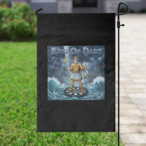 Greek Mythology Poseidon Dart Player Garden Flag King Of Dart Trident Thrower TS12 Print Your Wear