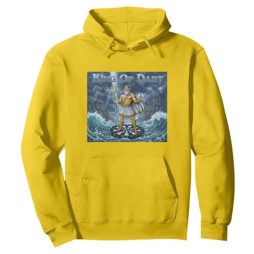 Greek Mythology Poseidon Dart Player Hoodie King Of Dart Trident Thrower TS12 Daisy Print Your Wear