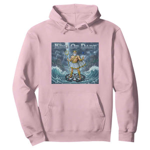 Greek Mythology Poseidon Dart Player Hoodie King Of Dart Trident Thrower TS12 Light Pink Print Your Wear