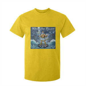 Greek Mythology Poseidon Dart Player T Shirt For Kid King Of Dart Trident Thrower TS12 Daisy Print Your Wear
