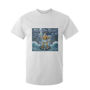 Greek Mythology Poseidon Dart Player T Shirt For Kid King Of Dart Trident Thrower TS12 White Print Your Wear