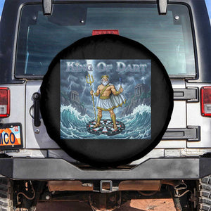 Greek Mythology Poseidon Dart Player Spare Tire Cover King Of Dart Trident Thrower TS12 No hole White Print Your Wear