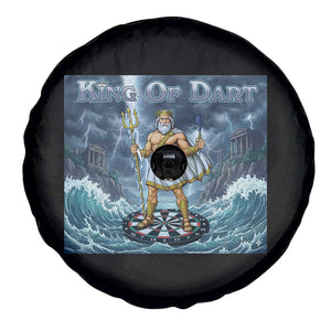 Greek Mythology Poseidon Dart Player Spare Tire Cover King Of Dart Trident Thrower TS12 Print Your Wear