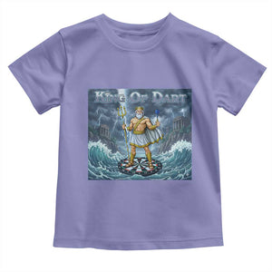 Greek Mythology Poseidon Dart Player Toddler T Shirt King Of Dart Trident Thrower TS12 Violet Print Your Wear