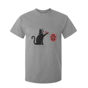 Black Cat Lord Darts Player T Shirt For Kid Funny Space Scifi Dartist Gift TS12 Sport Gray Print Your Wear