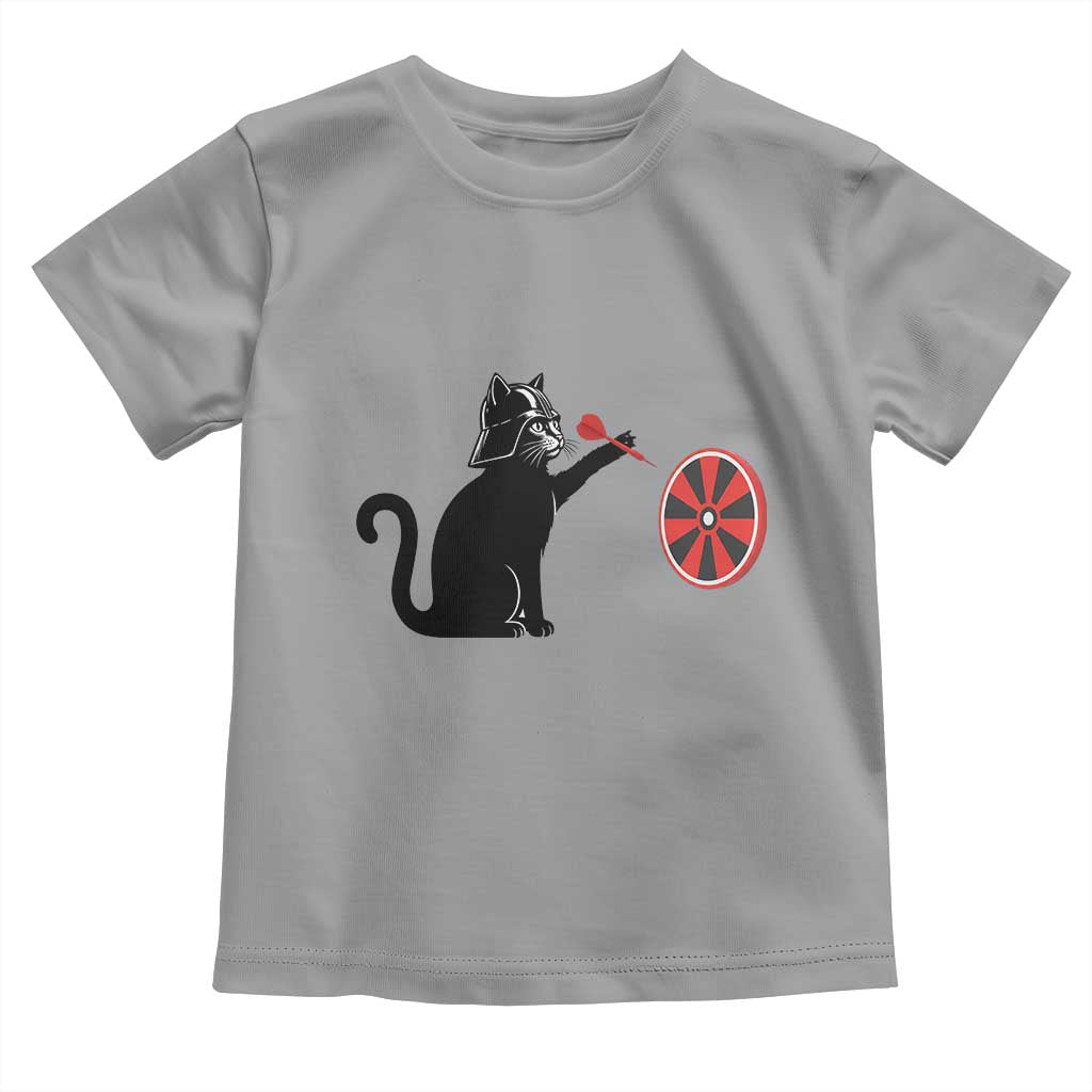 Black Cat Lord Darts Player Toddler T Shirt Funny Space Scifi Dartist Gift TS12 Sport Gray Print Your Wear