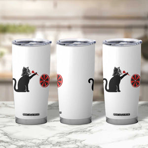 Black Cat Lord Darts Player Tumbler Cup Funny Space Scifi Dartist Gift TS12 Print Your Wear