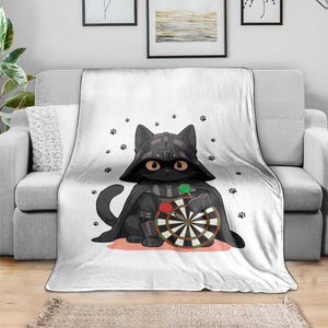 Dark Lord Cat Dartist Gift Throw Blanket Funny Sci Fi Dart Thrower Gift TS12 Print Your Wear