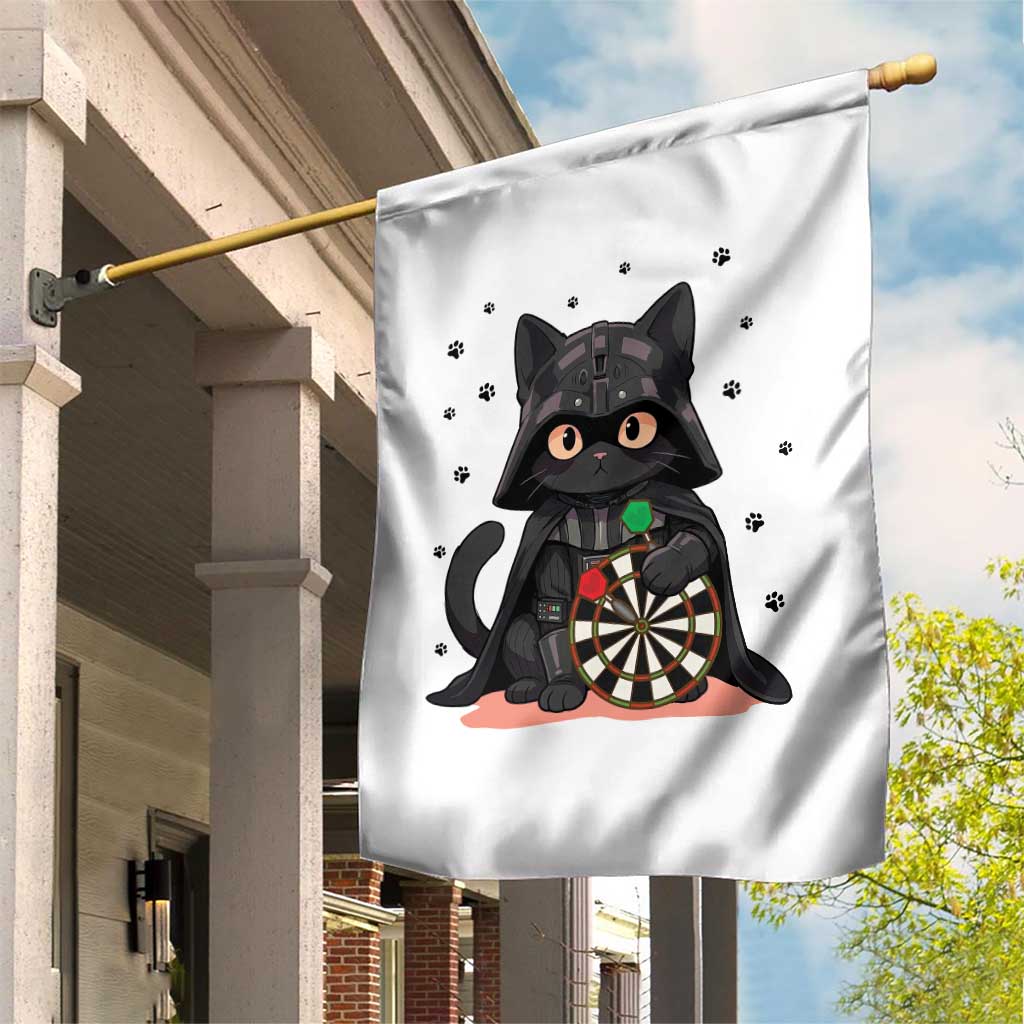 Dark Lord Cat Dartist Gift Garden Flag Funny Sci Fi Dart Thrower Gift TS12 Print Your Wear
