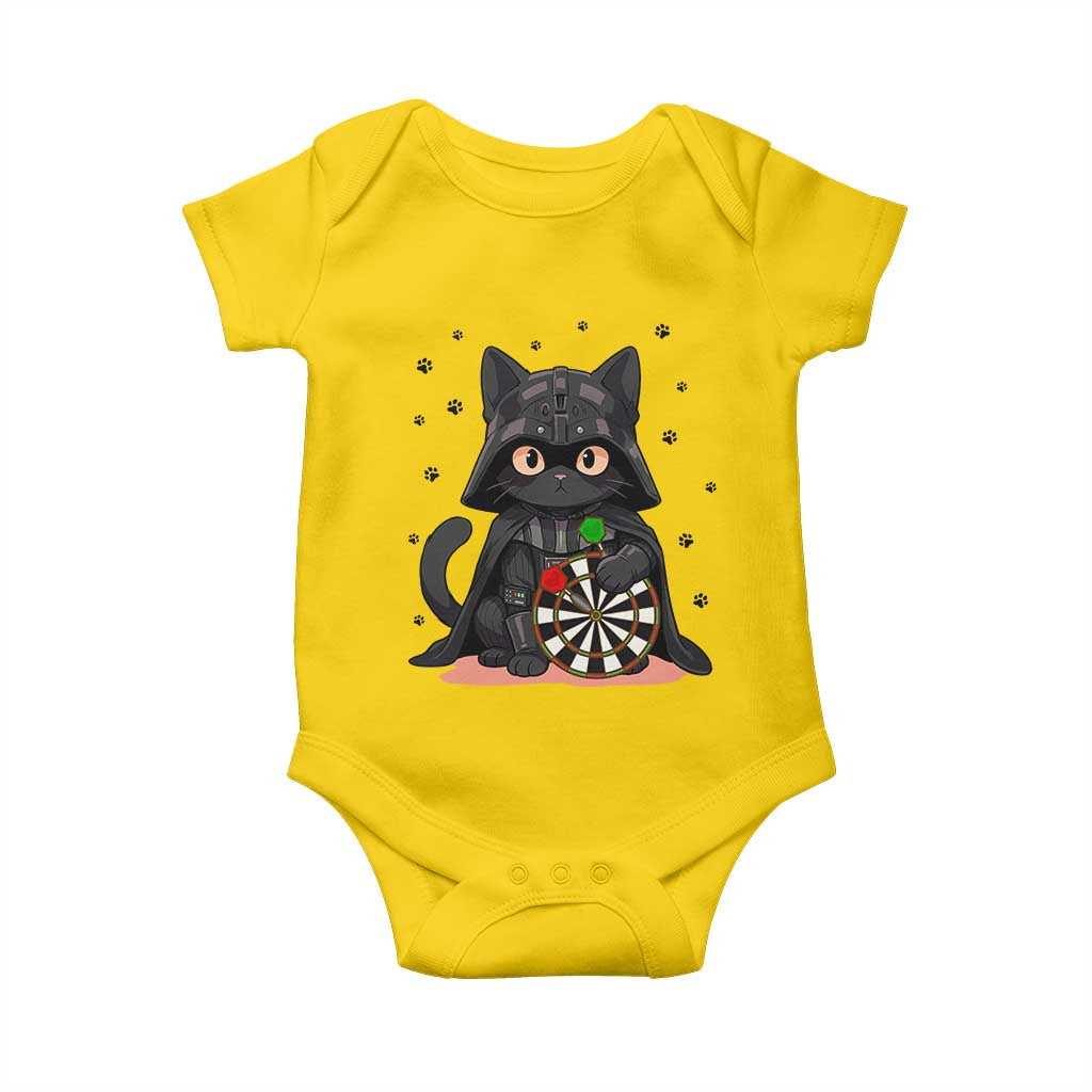 Dark Lord Cat Dartist Gift Baby Onesie Funny Sci Fi Dart Thrower Gift TS12 Daisy Print Your Wear