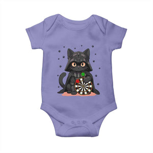 Dark Lord Cat Dartist Gift Baby Onesie Funny Sci Fi Dart Thrower Gift TS12 Violet Print Your Wear