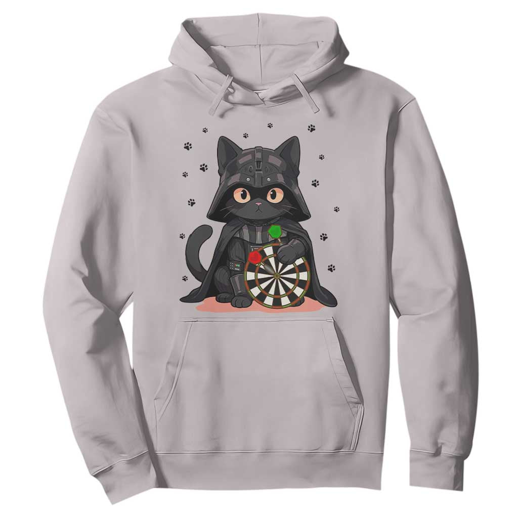 Dark Lord Cat Dartist Gift Hoodie Funny Sci Fi Dart Thrower Gift TS12 Ice Gray Print Your Wear