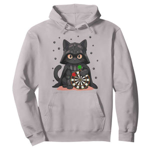 Dark Lord Cat Dartist Gift Hoodie Funny Sci Fi Dart Thrower Gift TS12 Ice Gray Print Your Wear