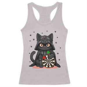 Dark Lord Cat Dartist Gift Racerback Tank Top Funny Sci Fi Dart Thrower Gift TS12 Ice Gray Print Your Wear