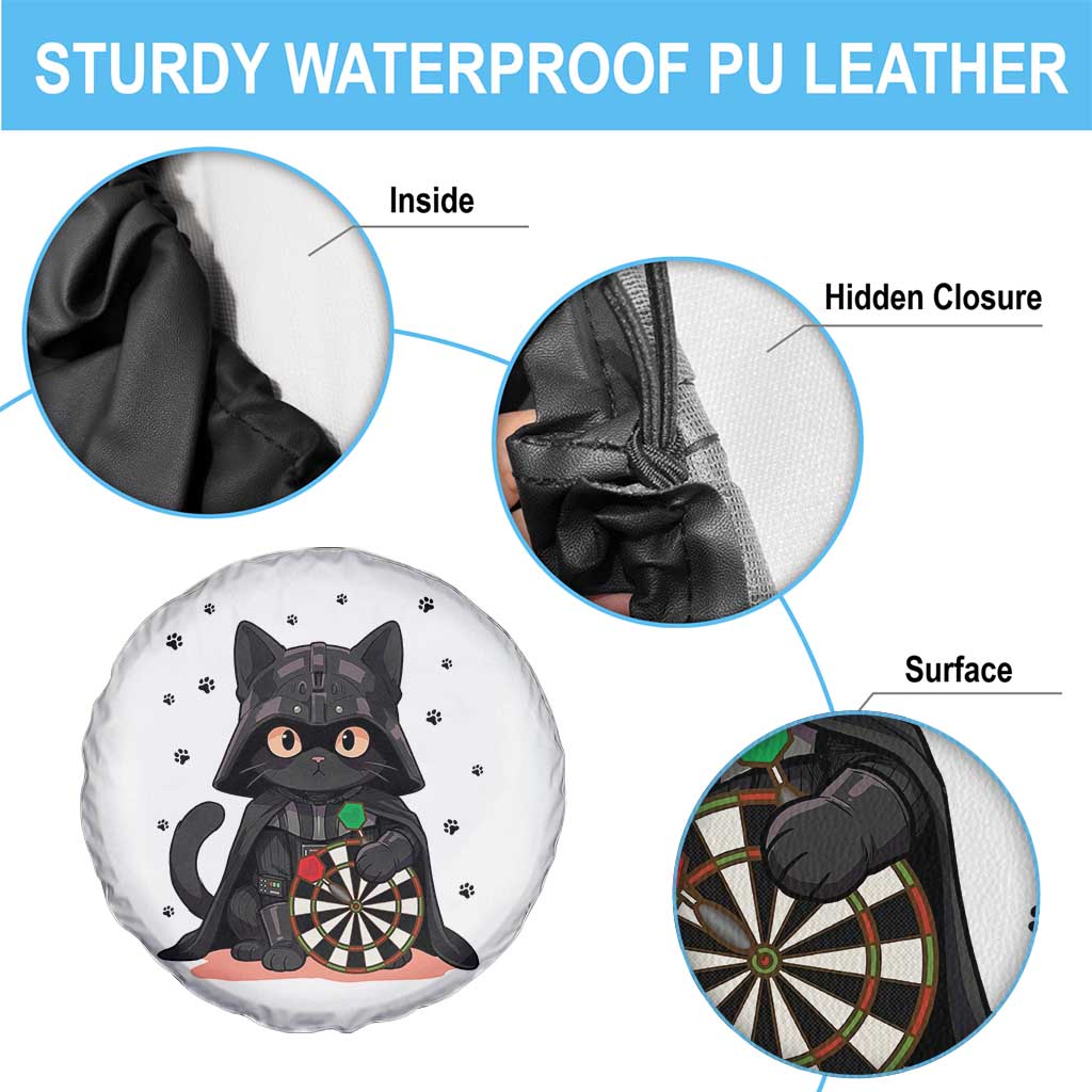 Dark Lord Cat Dartist Gift Spare Tire Cover Funny Sci Fi Dart Thrower Gift TS12 Print Your Wear