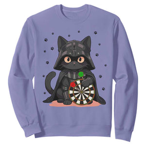 Dark Lord Cat Dartist Gift Sweatshirt Funny Sci Fi Dart Thrower Gift TS12 Violet Print Your Wear