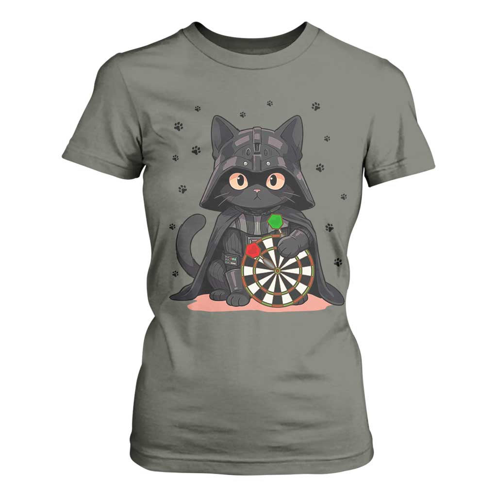 Dark Lord Cat Dartist Gift T Shirt For Women Funny Sci Fi Dart Thrower Gift TS12 Military Green Print Your Wear
