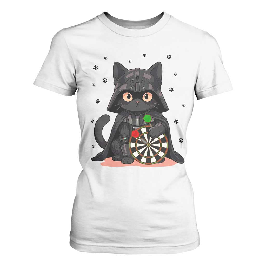 Dark Lord Cat Dartist Gift T Shirt For Women Funny Sci Fi Dart Thrower Gift TS12 White Print Your Wear