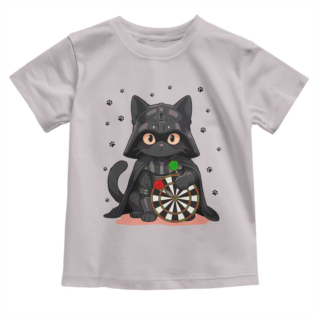 Dark Lord Cat Dartist Gift Toddler T Shirt Funny Sci Fi Dart Thrower Gift TS12 Ice Gray Print Your Wear
