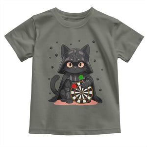 Dark Lord Cat Dartist Gift Toddler T Shirt Funny Sci Fi Dart Thrower Gift TS12 Military Green Print Your Wear