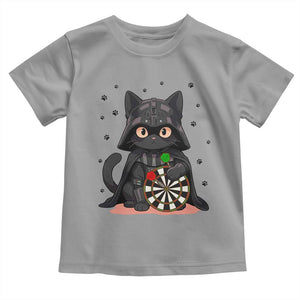 Dark Lord Cat Dartist Gift Toddler T Shirt Funny Sci Fi Dart Thrower Gift TS12 Sport Gray Print Your Wear