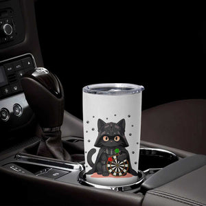 Dark Lord Cat Dartist Gift Tumbler Cup Funny Sci Fi Dart Thrower Gift TS12 Print Your Wear