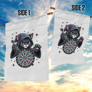 Funny Grim Reaper Cat Dart Player Garden Flag Gothic Dartist Gift TS12 Print Your Wear