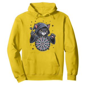 Funny Grim Reaper Cat Dart Player Hoodie Gothic Dartist Gift TS12 Daisy Print Your Wear