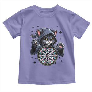 Funny Grim Reaper Cat Dart Player Toddler T Shirt Gothic Dartist Gift TS12 Violet Print Your Wear